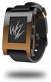 Smooth Fades Bronze Black - Decal Style Skin fits original Pebble Smart Watch (WATCH SOLD SEPARATELY)