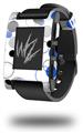 Lots of Dots Blue on White - Decal Style Skin fits original Pebble Smart Watch (WATCH SOLD SEPARATELY)