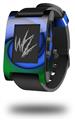 Alecias Swirl 01 Blue - Decal Style Skin fits original Pebble Smart Watch (WATCH SOLD SEPARATELY)