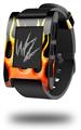 Metal Flames - Decal Style Skin fits original Pebble Smart Watch (WATCH SOLD SEPARATELY)