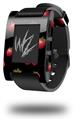 Strawberries on Black - Decal Style Skin fits original Pebble Smart Watch (WATCH SOLD SEPARATELY)