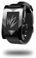 Glass Heart Grunge Gray - Decal Style Skin fits original Pebble Smart Watch (WATCH SOLD SEPARATELY)