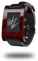 Abstract 01 Red - Decal Style Skin fits original Pebble Smart Watch (WATCH SOLD SEPARATELY)