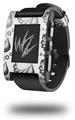 Petals Gray - Decal Style Skin fits original Pebble Smart Watch (WATCH SOLD SEPARATELY)