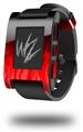 Fire Red - Decal Style Skin fits original Pebble Smart Watch (WATCH SOLD SEPARATELY)