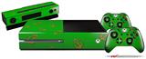 Anchors Away Green - Holiday Bundle Decal Style Skin fits XBOX One Console Original, Kinect and 2 Controllers (XBOX SYSTEM NOT INCLUDED)