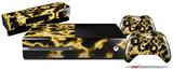 Electrify Yellow - Holiday Bundle Decal Style Skin fits XBOX One Console Original, Kinect and 2 Controllers (XBOX SYSTEM NOT INCLUDED)