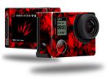 Skulls Confetti Red - Decal Style Skin fits GoPro Hero 4 Silver Camera (GOPRO SOLD SEPARATELY)