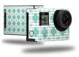 Boxed Seafoam Green - Decal Style Skin fits GoPro Hero 4 Black Camera (GOPRO SOLD SEPARATELY)