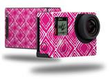 Wavey Fushia Hot Pink - Decal Style Skin fits GoPro Hero 4 Black Camera (GOPRO SOLD SEPARATELY)