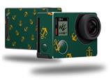 Anchors Away Hunter Green - Decal Style Skin fits GoPro Hero 4 Black Camera (GOPRO SOLD SEPARATELY)