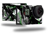 Abstract 02 Green - Decal Style Skin fits GoPro Hero 4 Black Camera (GOPRO SOLD SEPARATELY)