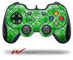 Wavey Green - Decal Style Skin fits Logitech F310 Gamepad Controller (CONTROLLER NOT INCLUDED)