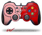 Ripped Colors Pink Red - Decal Style Skin fits Logitech F310 Gamepad Controller (CONTROLLER NOT INCLUDED)