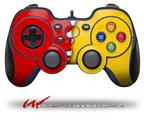 Ripped Colors Red Yellow - Decal Style Skin fits Logitech F310 Gamepad Controller (CONTROLLER NOT INCLUDED)