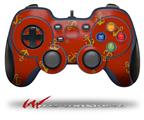 Anchors Away Red Dark - Decal Style Skin fits Logitech F310 Gamepad Controller (CONTROLLER NOT INCLUDED)