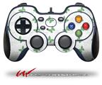 Pastel Butterflies Green on White - Decal Style Skin fits Logitech F310 Gamepad Controller (CONTROLLER NOT INCLUDED)