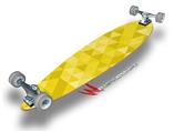 Triangle Mosaic Yellow - Decal Style Vinyl Wrap Skin fits Longboard Skateboards up to 10"x42" (LONGBOARD NOT INCLUDED)