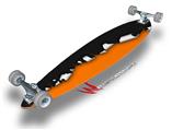 Ripped Colors Black Orange - Decal Style Vinyl Wrap Skin fits Longboard Skateboards up to 10"x42" (LONGBOARD NOT INCLUDED)