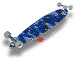 HEX Mesh Camo 01 Blue Bright - Decal Style Vinyl Wrap Skin fits Longboard Skateboards up to 10"x42" (LONGBOARD NOT INCLUDED)
