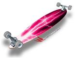 Lightning Pink - Decal Style Vinyl Wrap Skin fits Longboard Skateboards up to 10"x42" (LONGBOARD NOT INCLUDED)
