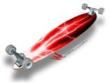 Lightning Red - Decal Style Vinyl Wrap Skin fits Longboard Skateboards up to 10"x42" (LONGBOARD NOT INCLUDED)