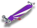Rising Sun Japanese Flag Purple - Decal Style Vinyl Wrap Skin fits Longboard Skateboards up to 10"x42" (LONGBOARD NOT INCLUDED)