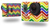Zig Zag Rainbow - Decal Style Skin fits GoPro Hero 3+ Camera (GOPRO NOT INCLUDED)