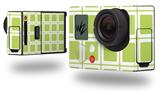 Squared Sage Green - Decal Style Skin fits GoPro Hero 3+ Camera (GOPRO NOT INCLUDED)