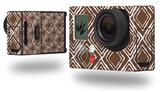 Wavey Chocolate Brown - Decal Style Skin fits GoPro Hero 3+ Camera (GOPRO NOT INCLUDED)