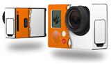 Ripped Colors Orange White - Decal Style Skin fits GoPro Hero 3+ Camera (GOPRO NOT INCLUDED)