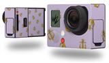 Anchors Away Lavender - Decal Style Skin fits GoPro Hero 3+ Camera (GOPRO NOT INCLUDED)