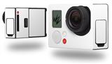 Solids Collection White - Decal Style Skin fits GoPro Hero 3+ Camera (GOPRO NOT INCLUDED)