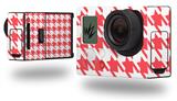 Houndstooth Coral - Decal Style Skin fits GoPro Hero 3+ Camera (GOPRO NOT INCLUDED)