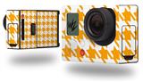 Houndstooth Orange - Decal Style Skin fits GoPro Hero 3+ Camera (GOPRO NOT INCLUDED)
