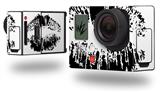 Big Kiss Lips Black on White - Decal Style Skin fits GoPro Hero 3+ Camera (GOPRO NOT INCLUDED)