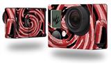 Alecias Swirl 02 Red - Decal Style Skin fits GoPro Hero 3+ Camera (GOPRO NOT INCLUDED)
