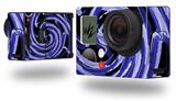 Alecias Swirl 02 Blue - Decal Style Skin fits GoPro Hero 3+ Camera (GOPRO NOT INCLUDED)