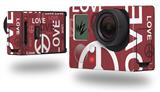 Love and Peace Pink - Decal Style Skin fits GoPro Hero 3+ Camera (GOPRO NOT INCLUDED)