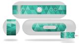 Decal Style Wrap Skin works with Beats Pill Plus Speaker Triangle Mosaic Seafoam Green Skin Only (BEATS PILL NOT INCLUDED)