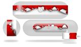 Decal Style Wrap Skin works with Beats Pill Plus Speaker Ripped Colors Red White Skin Only (BEATS PILL NOT INCLUDED)