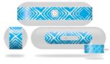 Decal Style Wrap Skin works with Beats Pill Plus Speaker Wavey Neon Blue Skin Only (BEATS PILL NOT INCLUDED)