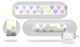 Decal Style Wrap Skin works with Beats Pill Plus Speaker Pastel Hearts on White Skin Only (BEATS PILL NOT INCLUDED)