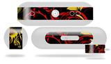 Decal Style Wrap Skin works with Beats Pill Plus Speaker Twisted Garden Red and Yellow Skin Only (BEATS PILL NOT INCLUDED)