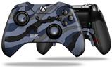 Camouflage Blue - Decal Style Skin fits Microsoft XBOX One ELITE Wireless Controller (CONTROLLER NOT INCLUDED)