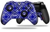 Wavey Royal Blue - Decal Style Skin fits Microsoft XBOX One ELITE Wireless Controller (CONTROLLER NOT INCLUDED)