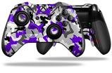 Sexy Girl Silhouette Camo Purple - Decal Style Skin fits Microsoft XBOX One ELITE Wireless Controller (CONTROLLER NOT INCLUDED)