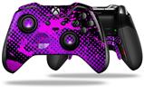 Halftone Splatter Hot Pink Purple - Decal Style Skin fits Microsoft XBOX One ELITE Wireless Controller (CONTROLLER NOT INCLUDED)