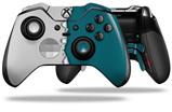 Ripped Colors Gray Seafoam Green - Decal Style Skin fits Microsoft XBOX One ELITE Wireless Controller (CONTROLLER NOT INCLUDED)