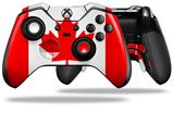 Canadian Canada Flag - Decal Style Skin fits Microsoft XBOX One ELITE Wireless Controller (CONTROLLER NOT INCLUDED)